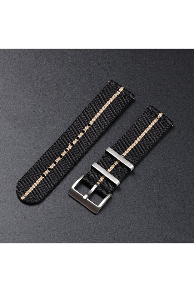 20mm Black Beige Nylon Watch Strap 20mm 22mm for for for Tudor Universal Bracelet Woven Canvas Fab