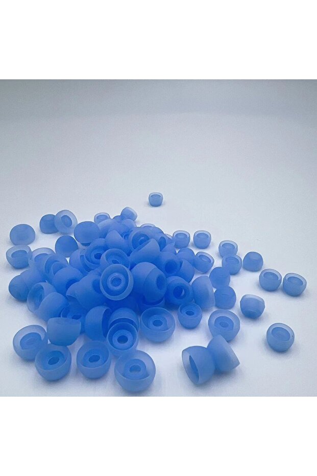 Mix size Tou blue-50pcs 50pcs/lot Earphone Silicone Case Covers Soft Ear Tips For Headphones Ear Pad