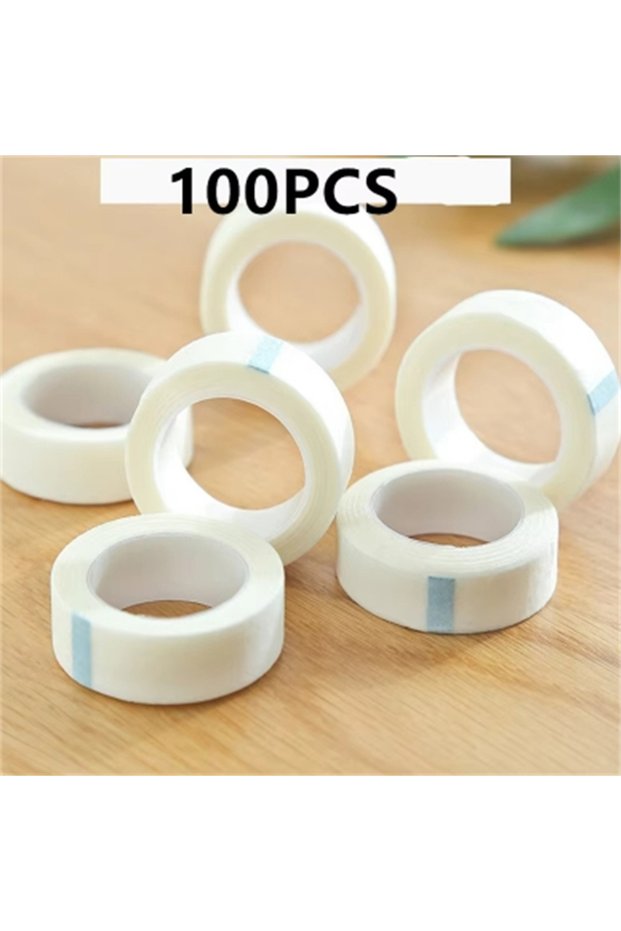 100PCS 5/10/50/100PCS 9M*1.25CM White Tape Eye False Lashes Patch Breathable Medical Paper Tapes Eye
