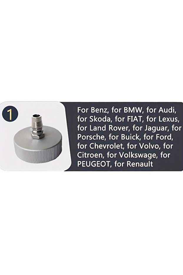 01 1PCS Automotive Master Cylinder Brake Bleeder Cap Adapter for Manual, Pneumatic Brake Fluid Bleed