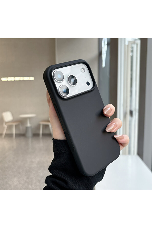 iPhone17 black Slim Liquid Silicone Magnetic Case for Magsafe IPhone 17 Air 16 15 14 13 12 Pro Max P
