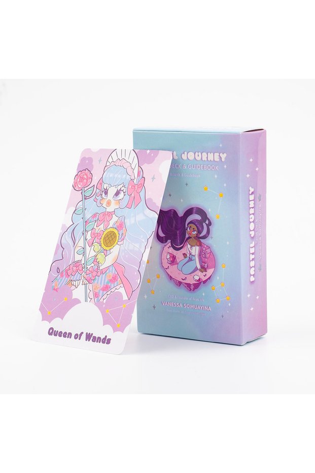 TK10K 2024 New Style Pastel Journey Tarot Deck 78Pcs Tarot Cards Tarot Deck Collectible Oracle Card