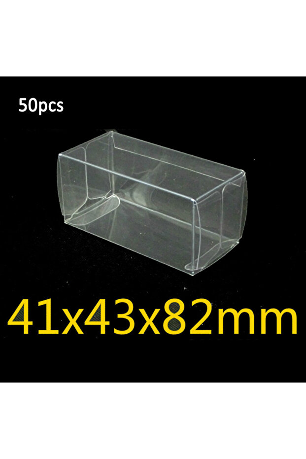 50pcs 20/25/50pcs 41*43*82mm Tool Organization PVC Protector Boxes 1:64 Toys Car Toy Box Case Displa
