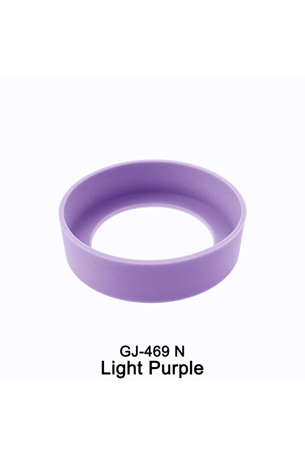 N Light Purple 1Pcs 7CM Silicone Water Cup Gasket Anti-wear And Scratch Sleeve Insulation Bottom Pro