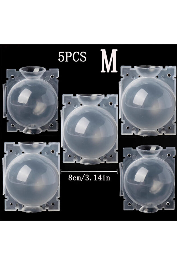 transparent 5PCS M 5PCS Plant High-pressure Grafting Box, Propagation Ball, Rooting Device, Easy To