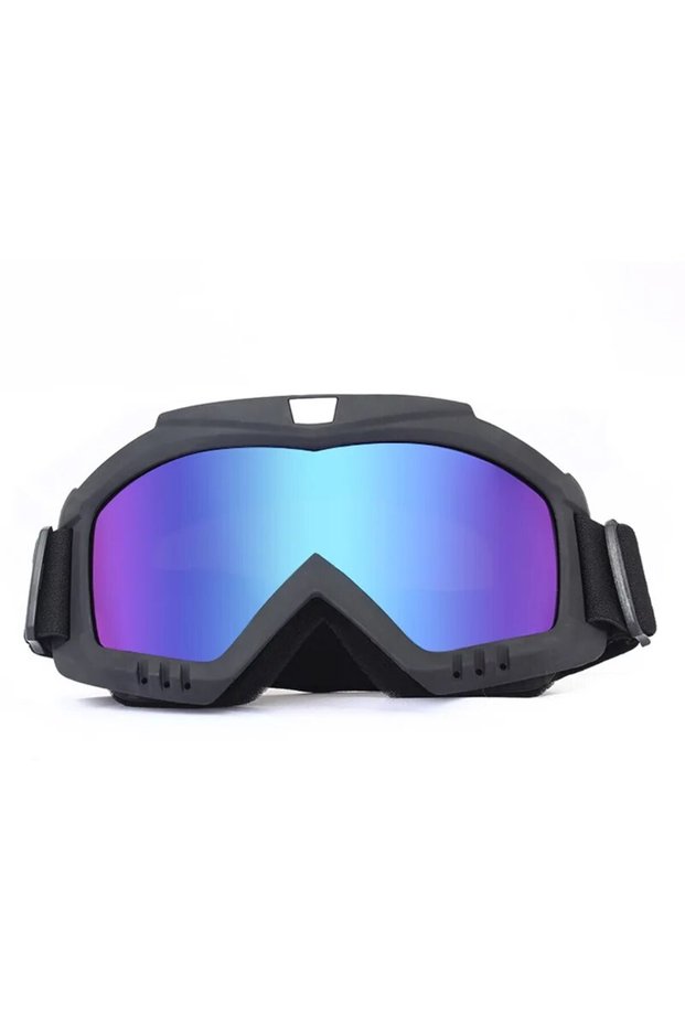 Blue Protective Goggles Outdoor Motorcycle Windproof Sandproof Eyewear Tactical Anti-Explosion Face