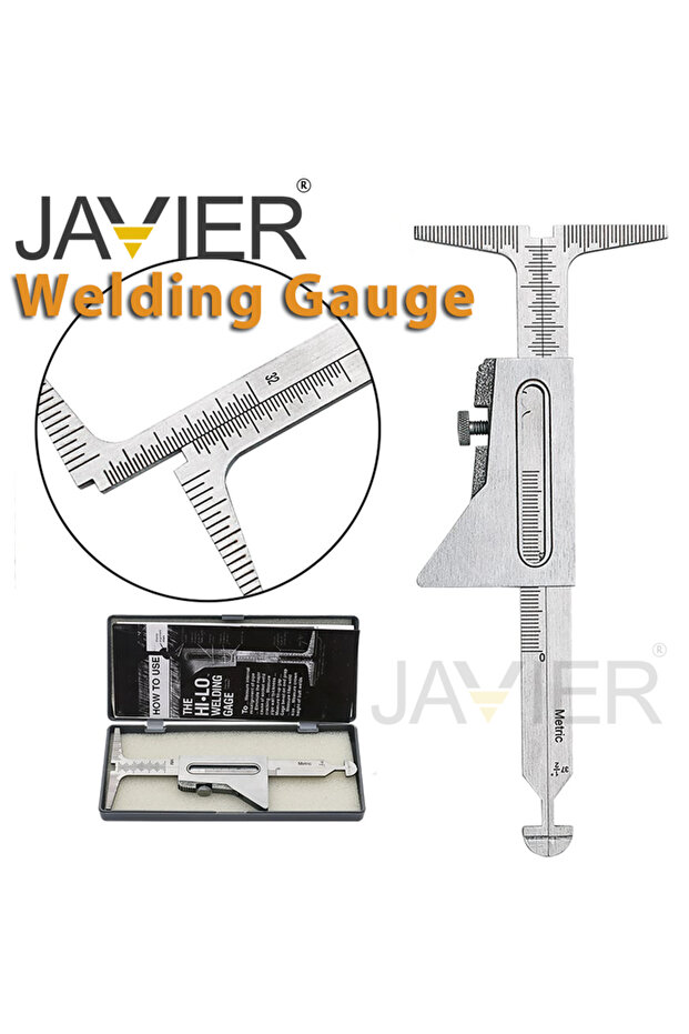 JAVIER HI.LO Welding Gauge Test Ulnar Welder Inspection Both 32mm Metric & 37-1/2"inch