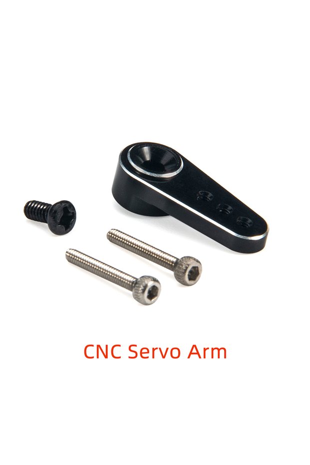 15T Servo Arm Black Metal Servo Mount 15T Arm for 1/24 RC Crawler Axial SCX24 Jeep Gladiator Upgrade