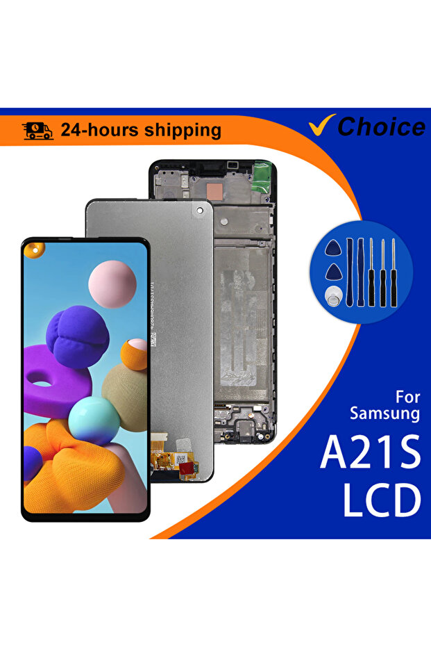 Black no frame 6.5" IPS For A21S LCD SM-A217F Display SM-A217F/DS Touch Digitizer Replacement Par.