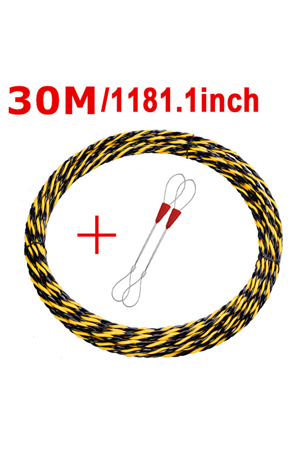 30M Electrical Wire Threader 5-50M Electrician Tube Threading Device Wire Cable Pipe Running Puller