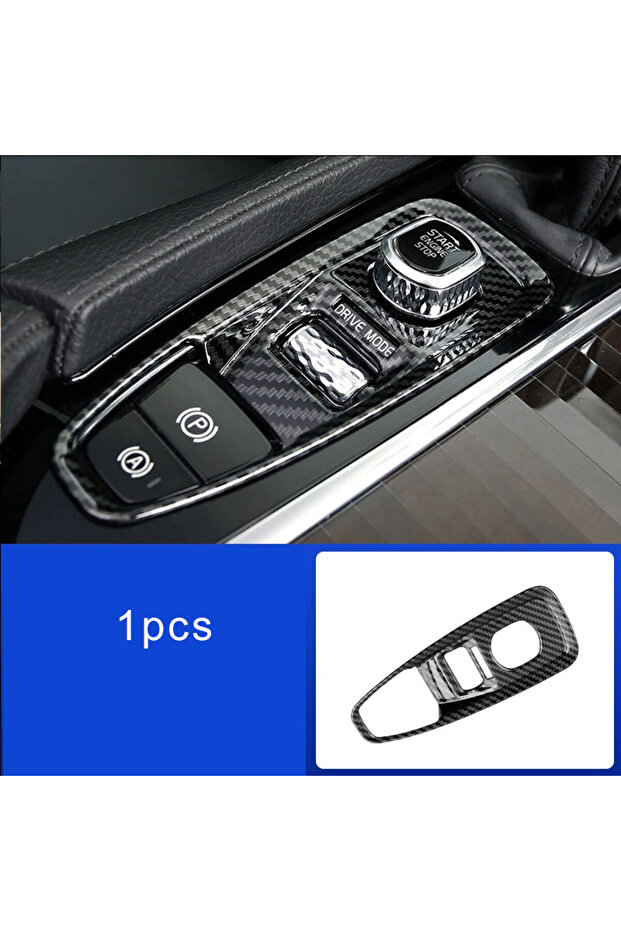 1pcs Electronic Handbrake Decoration Cover Hand Brake Ignition Switch Interior Decoration For Volvos
