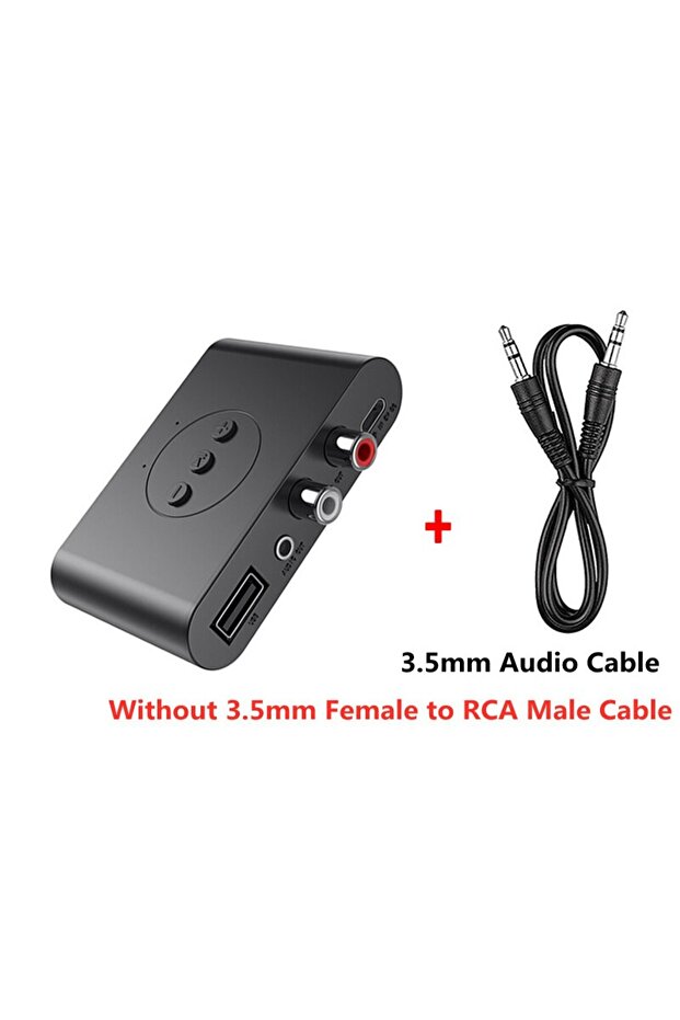 VIKEFON NO RCA Cable Bluetooth 5.0 Audio Receiver NFC U Disk 3.5mm AUX RCA USB Stereo Music Wireless
