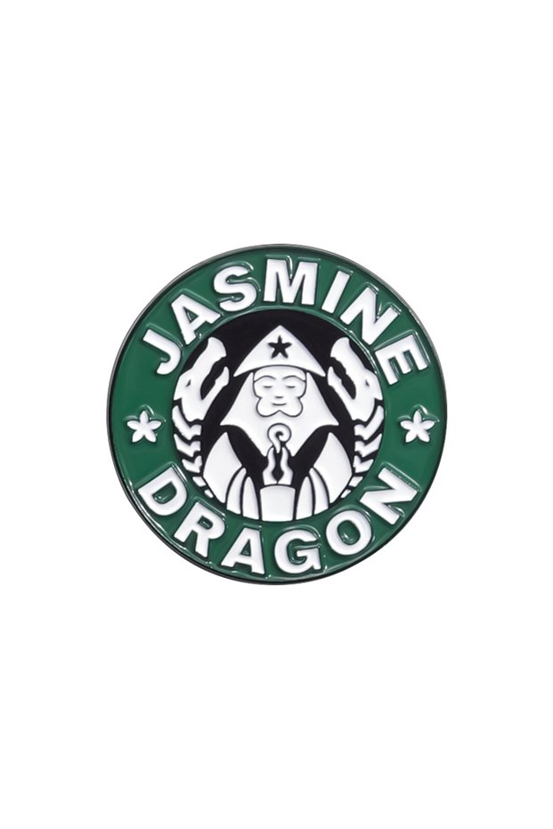 QHXZ2052 The Jasmine Dragon Enamel Pins The Last Airbender White Lotus Brooches Aesthetic Art Lapel