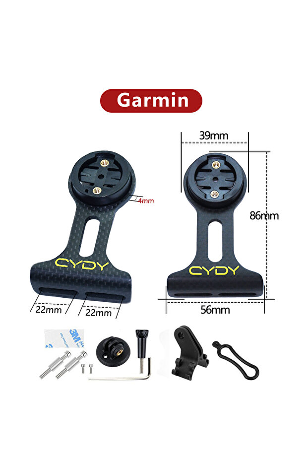 Matte Garmin CYDY Carbon 3K Support For Bicycle Rider Bryton Whaoo XOSS IGPSPORT MAGENE MTB Stem GP