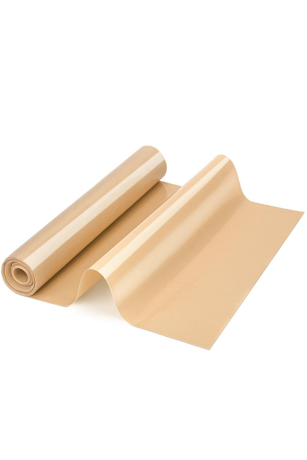 12inch x 6FT Beige Silicone Baking Mat Roll, Large Reusable Heat Resistant Oven Liner for Cookie Bre