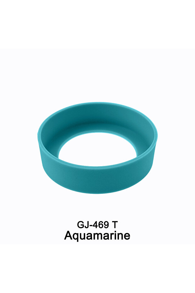 T Aquamarine 1Pcs 7CM Silicone Water Cup Gasket Anti-wear And Scratch Sleeve Insulation Bottom Prote