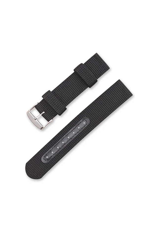 18mm Black 18mm 20mm 22mm 24mm Nylon Canvas Watch Band Woven Soft Belt Universal Bracelet for Men Wo