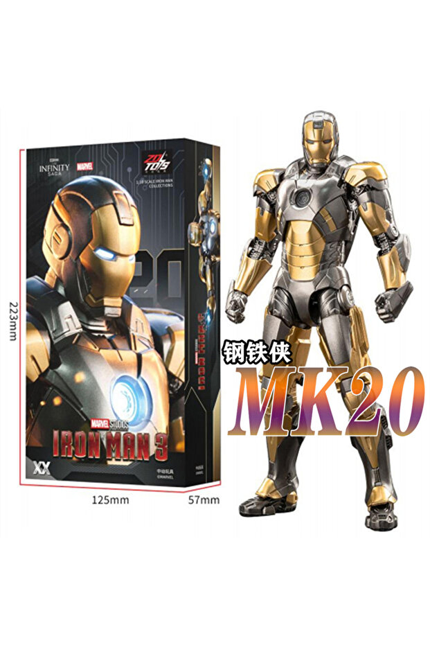 MK20 1:10 ZD Toys Iron Man MK38 Igor MK25 Striker MK26 Gamma MK36 Peacemaker MK40 MK15 Sneaky Action
