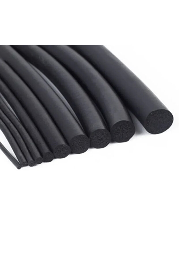 dia 8mm 10M O black 1M/5M/10M EPDM Sealling Strip 3/4/5/6/7/8/10mm Sound Proofing Dustproof Foamed