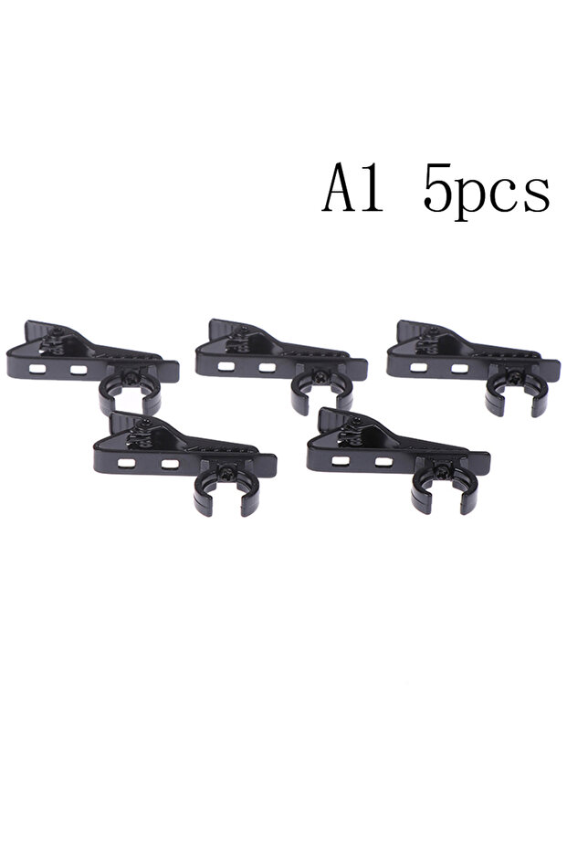 A1 5 Pcs New Microphone Iron Clip Tie Mic Lapel Collar Accessories