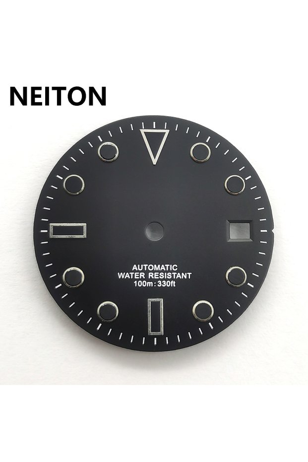 fit Miyota ETA DG 3 NEITON 28.5mm Sterile Watch Dial Blue Luminous Fit Miyota 8205 8215 821A NH35 ET
