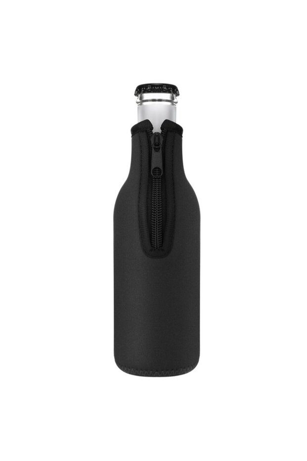 Black 5 Colors 1pc Beer Bottle Coolers Bottle Insulator Sleeve Covers With Ring Zipper 12 Oz 330 Ml