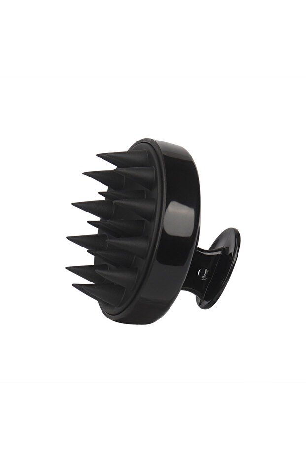 Black YKXTS Silicone Shampoo Brush Head Scalp Massage Comb Hair Root Itching Clean The Scalp Thoroug