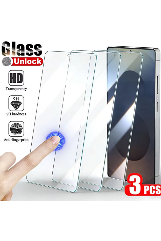 Galaxy S24 Ultra High Definition 3 Pieces 3PCS Unlocked 9H Tempered Glass Screen Protector for S25