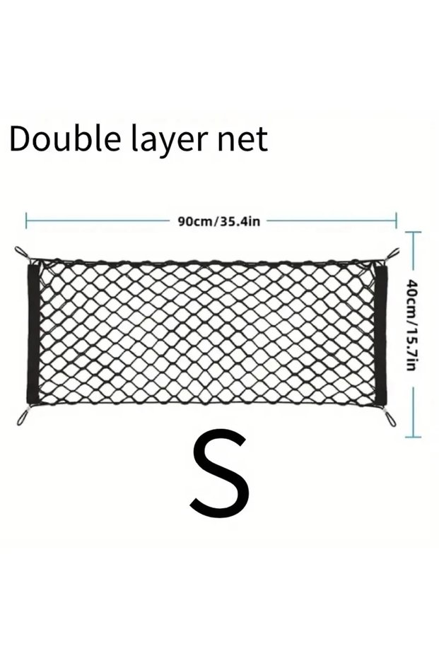 S Car Trunk Net Universal Car Mesh Bag Auto Rear Trunk Storage Net Luggage Cargo Net Pocket For Car