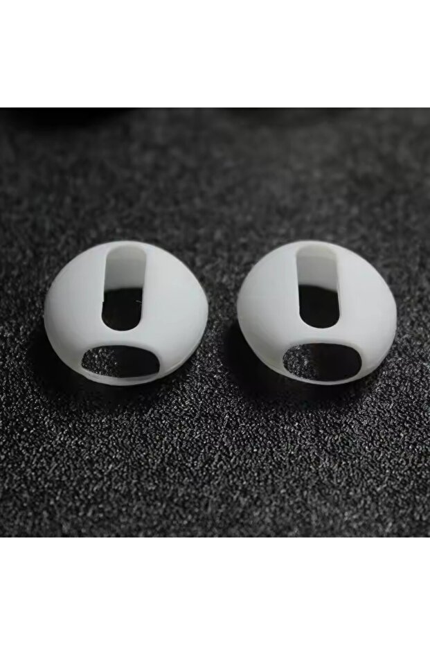 زوج واحد من وسادات الأذن البيضاء لسماعات Airpods Free Buds3 Pro اللاسلكية بتقنية البلوتوث وسماعات iPhone وغطاء أذن من السيليكون