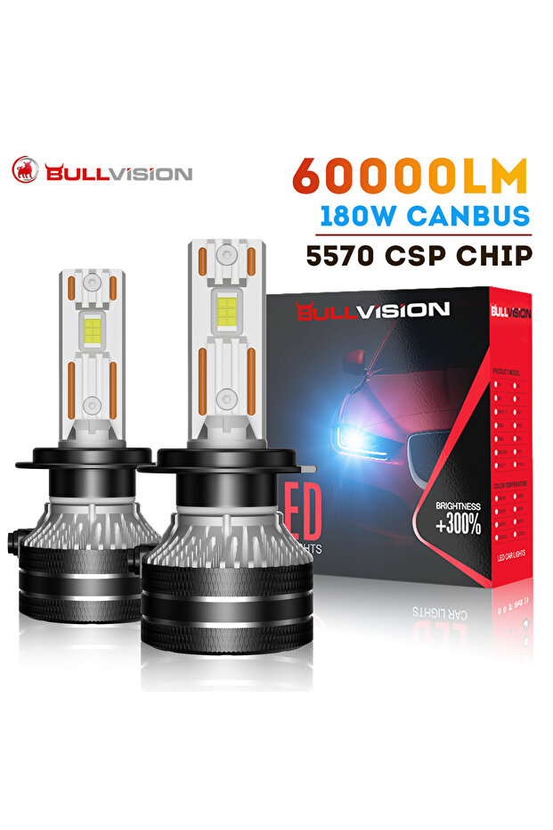 H8 6000K Cold White K5C H7 LED 60000LM Headlights Canbus H1 H4 H11 9012 HIR2 H8 H9 9005 9006 HB3 HB4