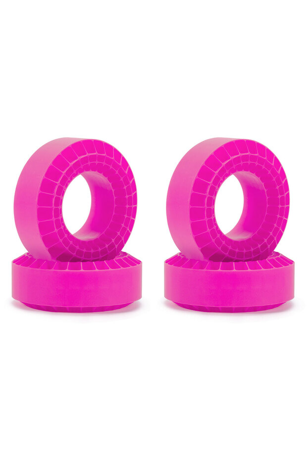 Soft Purple 4pcs 1.9'' Tires Soft Silica Gel Anti Foams Insert 108x42mm for 1/10 RC Crawler Rigs TRX