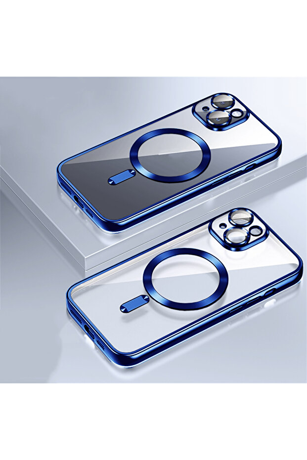 جراب مغناطيسي أصلي مطلي باللون الأزرق الداكن لهاتف iPhone 17 Pro، متوافق مع هواتف iPhone 17 و Air و 11 و 12 و 13 و 14 و 15 Plus