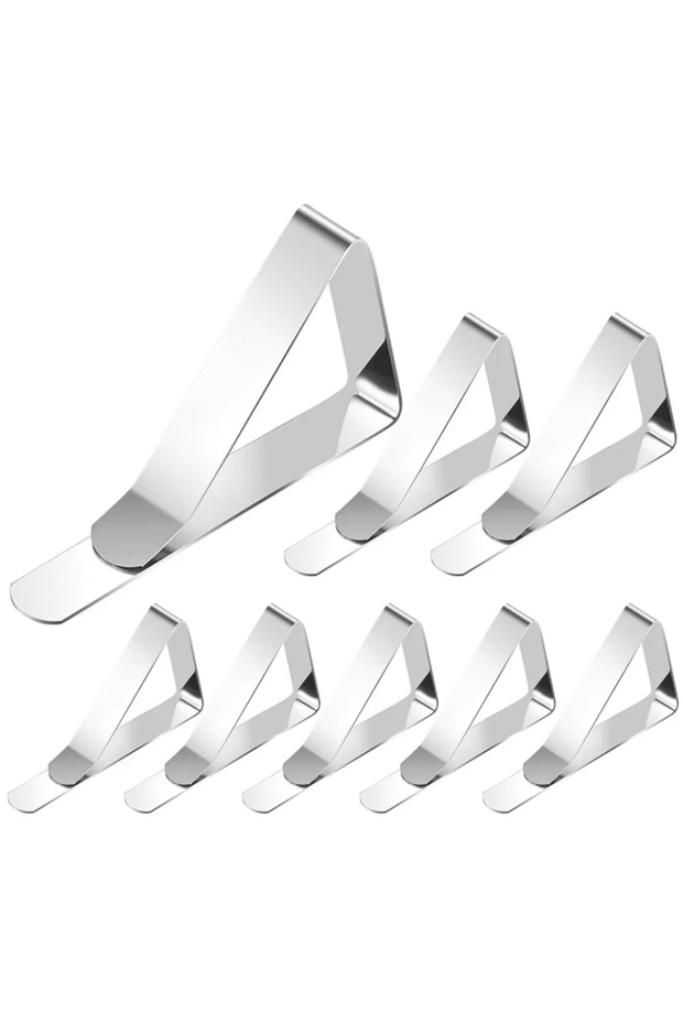8Pcs 4-32Pc Stainless Steel Table Cloth Clip Wedding Picnic Table Cover Clip Holder Tablecloth Stabl