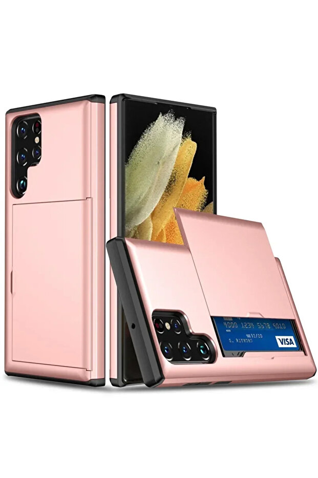 Galaxy S23 Ultra Rose Gold Cover For Samsung Galaxy S24 S23 FE S25 S26 Edge Plus Ultra A57 A37 A27 A