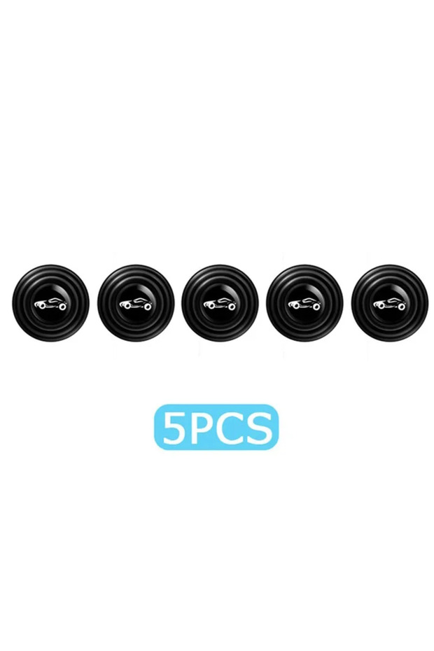 5pcs with logo Car door pads shock-absorbing and silent mat anti-collision silicone door protector s