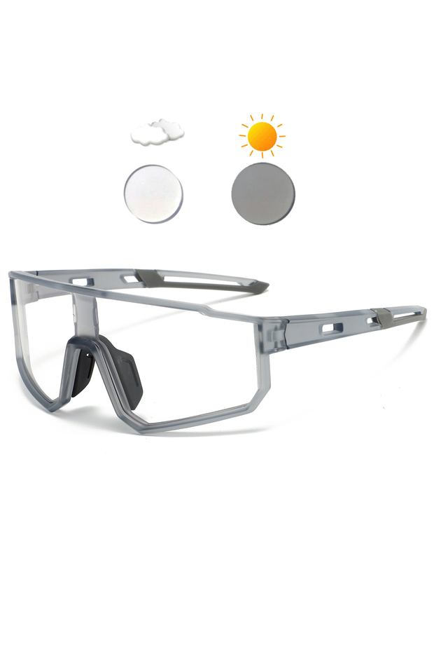 NA4 Brand New Fashion Photochromic Cycling Sunglasses Men Women Driving Square Hiking Sun Glasses Ma