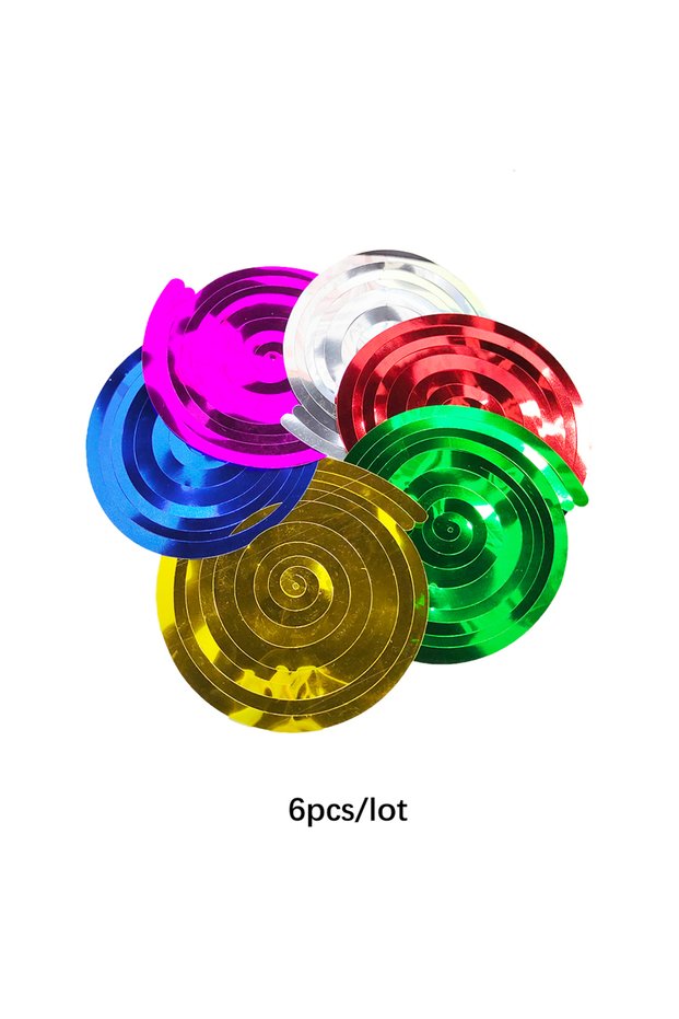 as show FB1578C Spiral Banner Decoration Colorful Hanging Pendant Swirls Ornament for Wedding Birthd