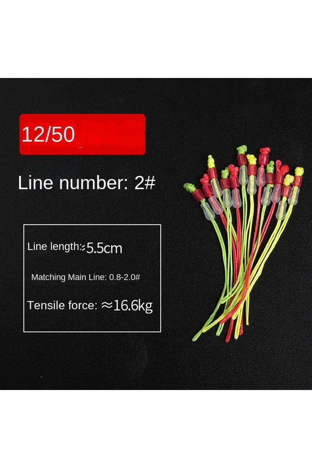2 LINNHUE PE rod slightly knotted line connector connector fitting for fishing big object line grou.