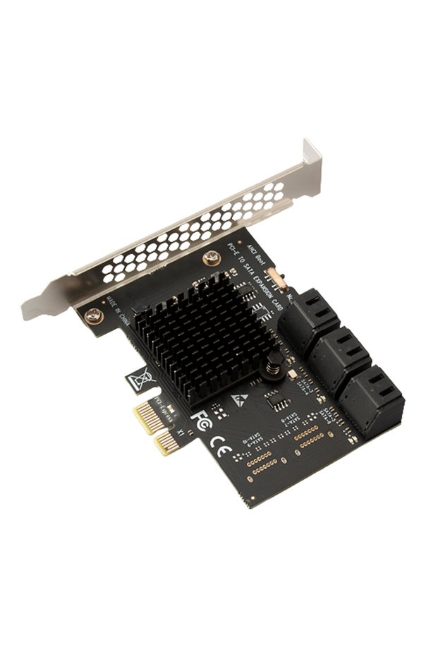 VODOOL PCIE SATA 6 Port PCIE Sata Expansion Card PCI E 1X 4X To 2/3/4/6 Port Sata3.0 Adapter PCIE SA