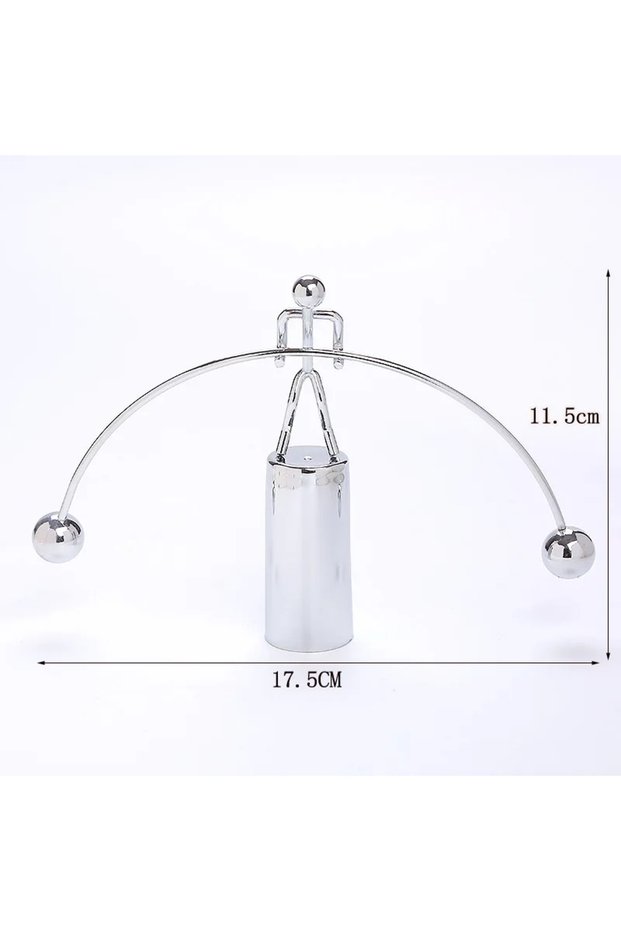Two feet Creative Balance Ball Swing Weightlifting Small Iron Man Does Not Fall The Small Man Decora