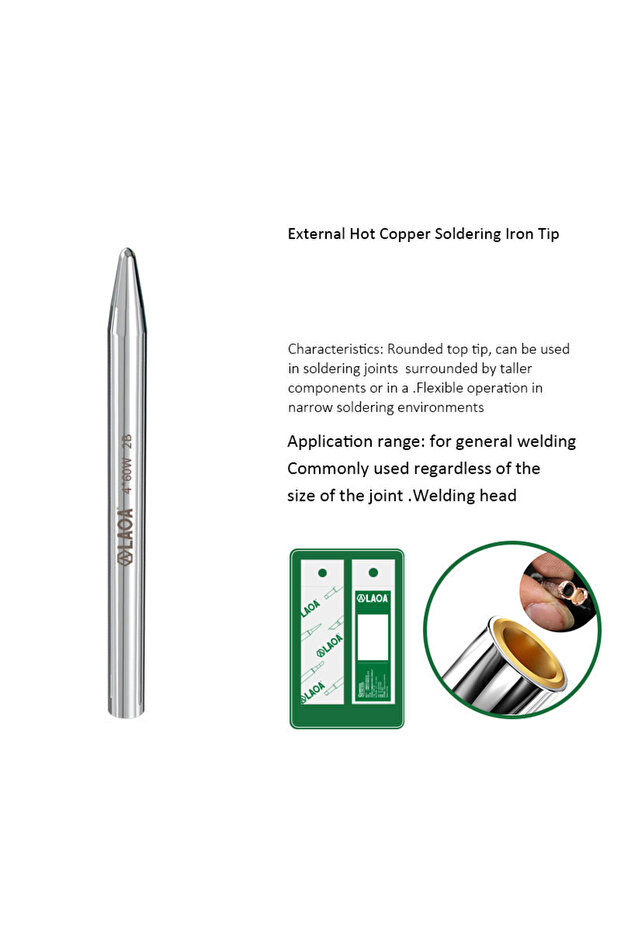 30W BB LAOA Externally Heated Pointed Flat Blade Horseshoe Shaped Electronic Welding Soldering Ir