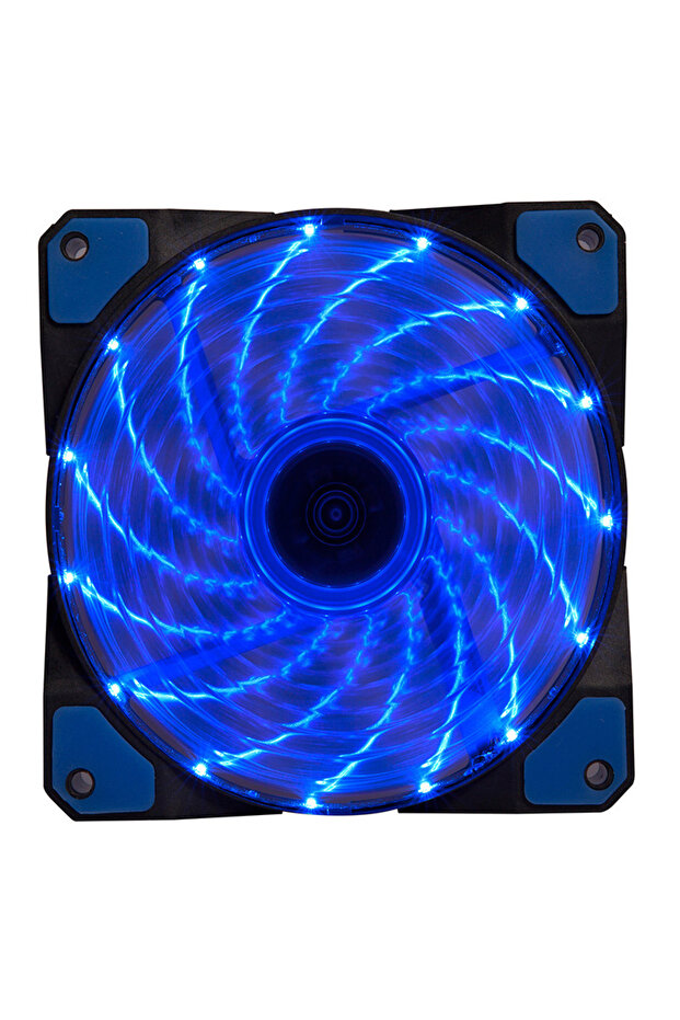Fixed Color WHITE blue 15LED Chassis Fan 120MM Ultra-Silent Computer PC Chassis Fan 12V With Mute 4