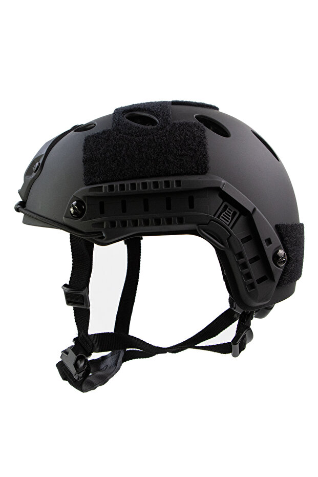 FPJ BK Round hole BOOIU FAST Helmet MH PJ BJ TacticsHelmets ABS Outdoor CS Paintball Shooting Game