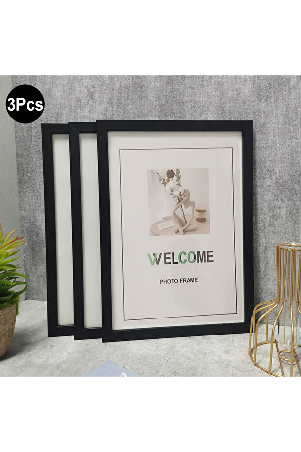 A4 21X29.8cm 3Pcs black 1Pc/3Pcs Wall Gallery Photo Frames15X20 20X25 A4 Pictures Frame for Table T