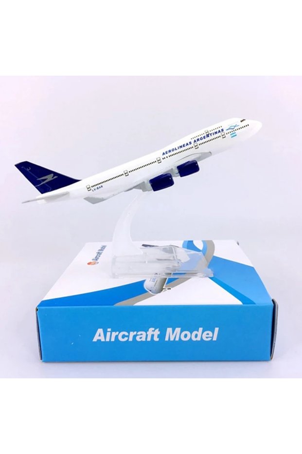 B747 16CM model aircraft metal B747-400 Argentine Airlines 1:400 Scale Die-cast airplane Toys for bo