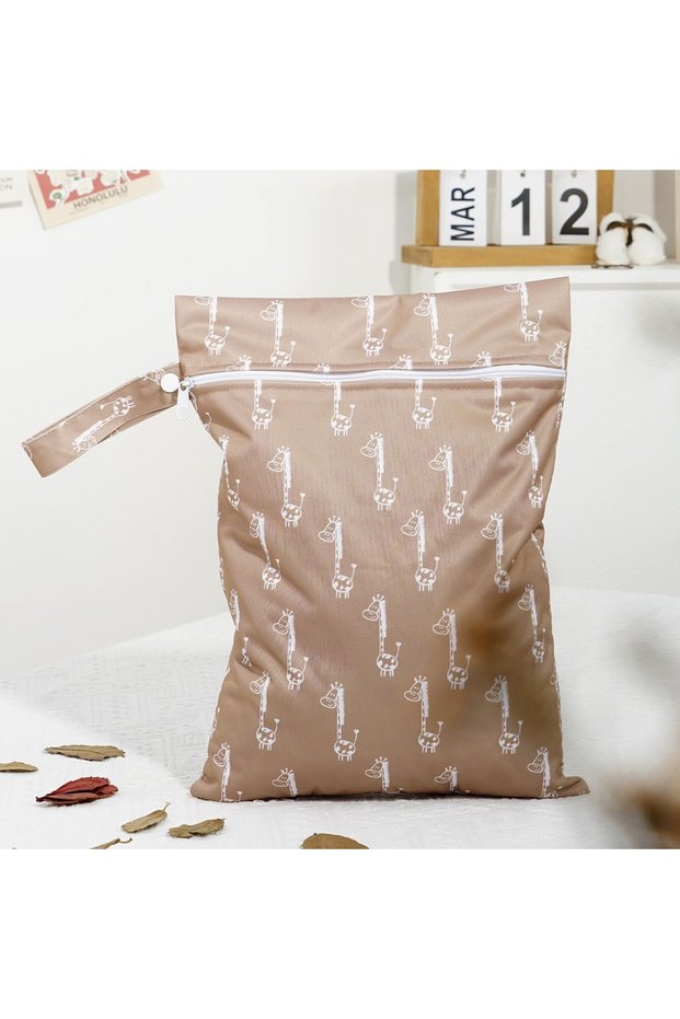 ZP015-CP38 Elinfant New Recycled Fabric Wet Dry Bag For Beach,Gym,Pool, Waterproof Diaper Bag, Reusa