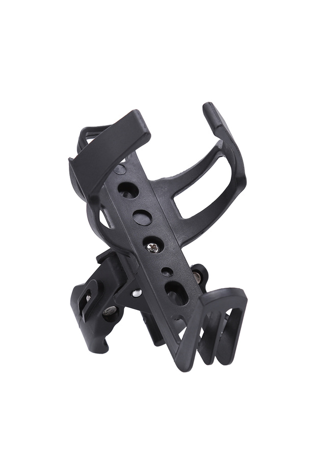 black Outdoor Mountain Bike Cycling Bicycle Handle Bar Water Bottle Cup Rack Holder Cage Black