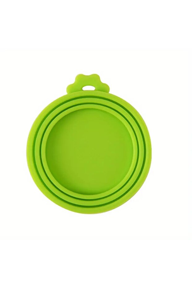 green 1 Reusable Silicone Pet Can Lid Bpa Free, Suitable For Most Sized Dog And Cat Cans - Keeps Foo