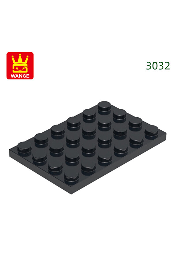 حوالي 31 قطعة 75.Black Wange 31 قطعة/الوحدة 3032 4x6 لوحة لوحة أساسية كتل بناء أجزاء Moc متوافقة